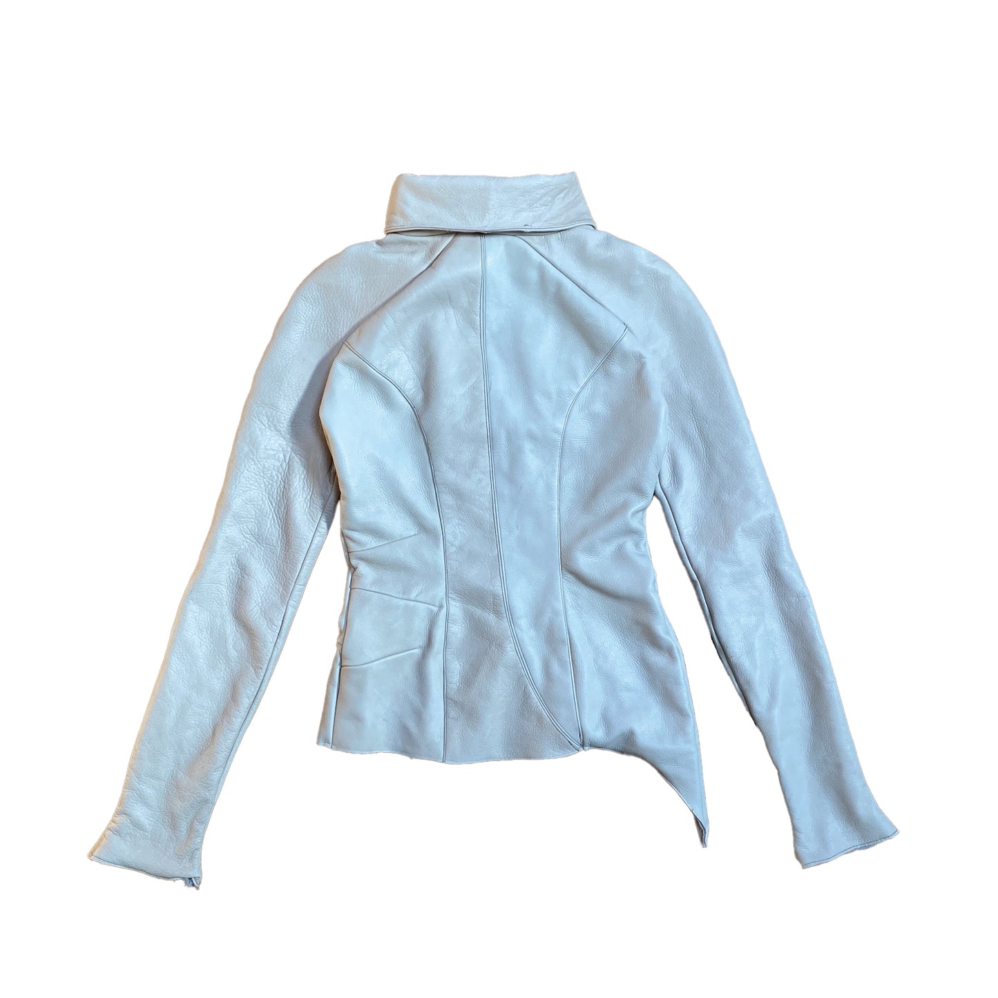 RAW LEATHER DUME JACKET