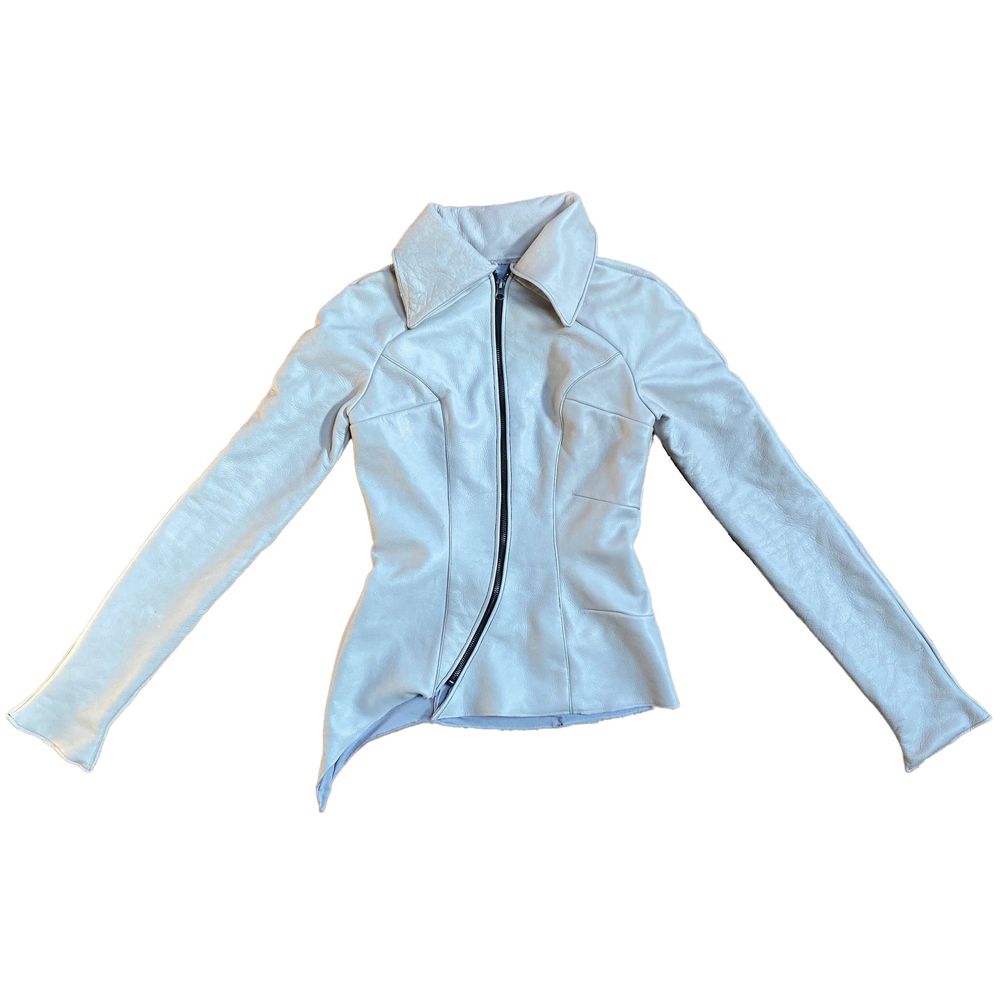 RAW LEATHER DUME JACKET