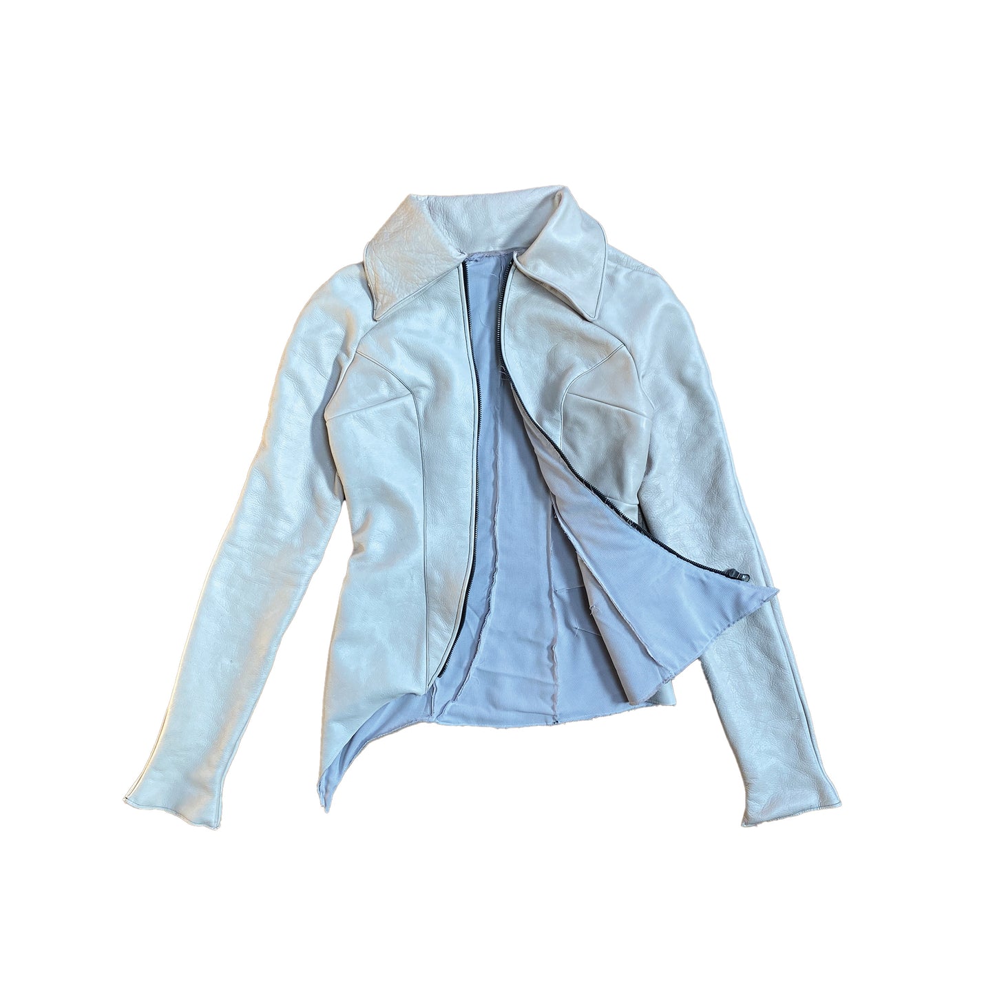 RAW LEATHER DUME JACKET