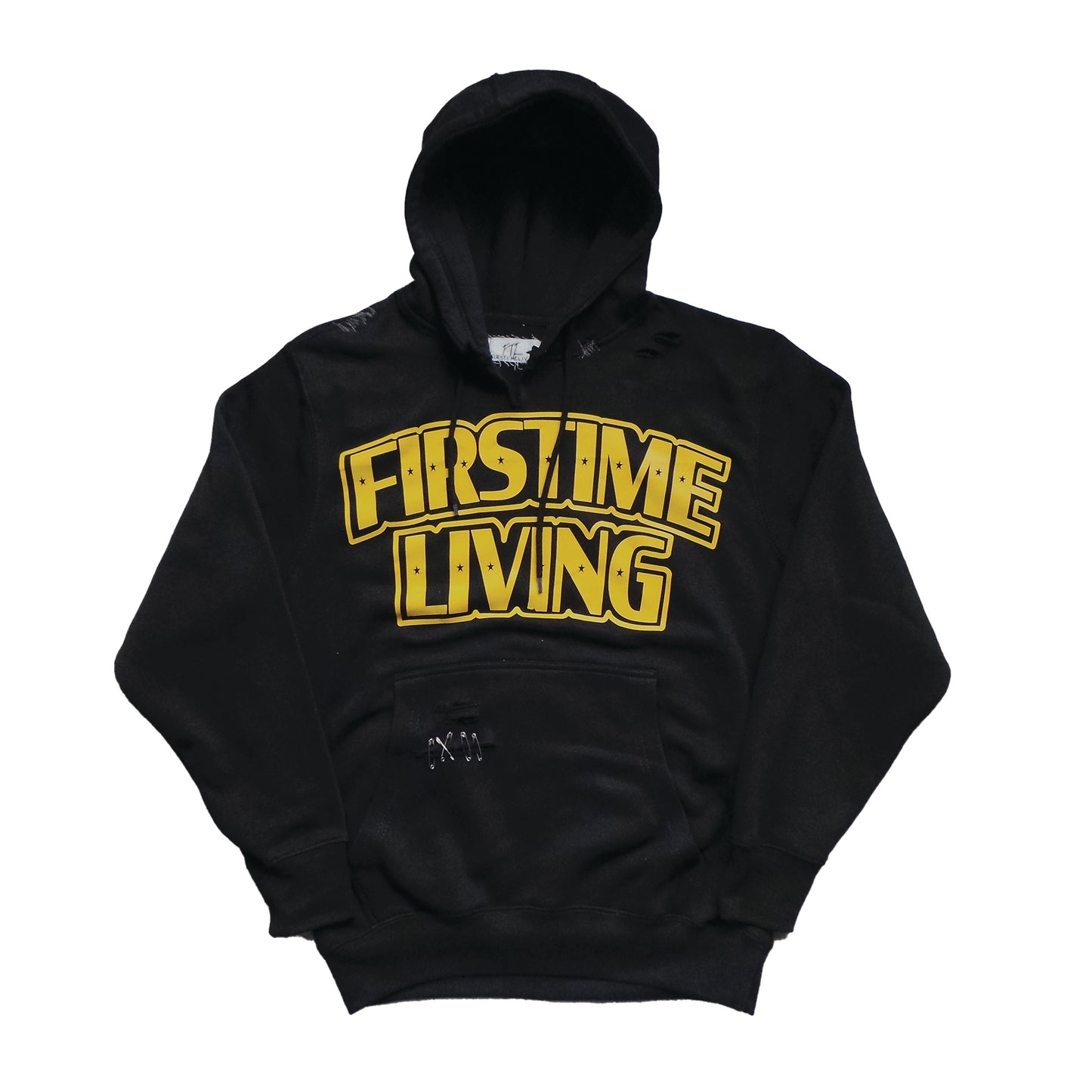 FIRST TIME LIVING "BARE LOGO" HOODIE