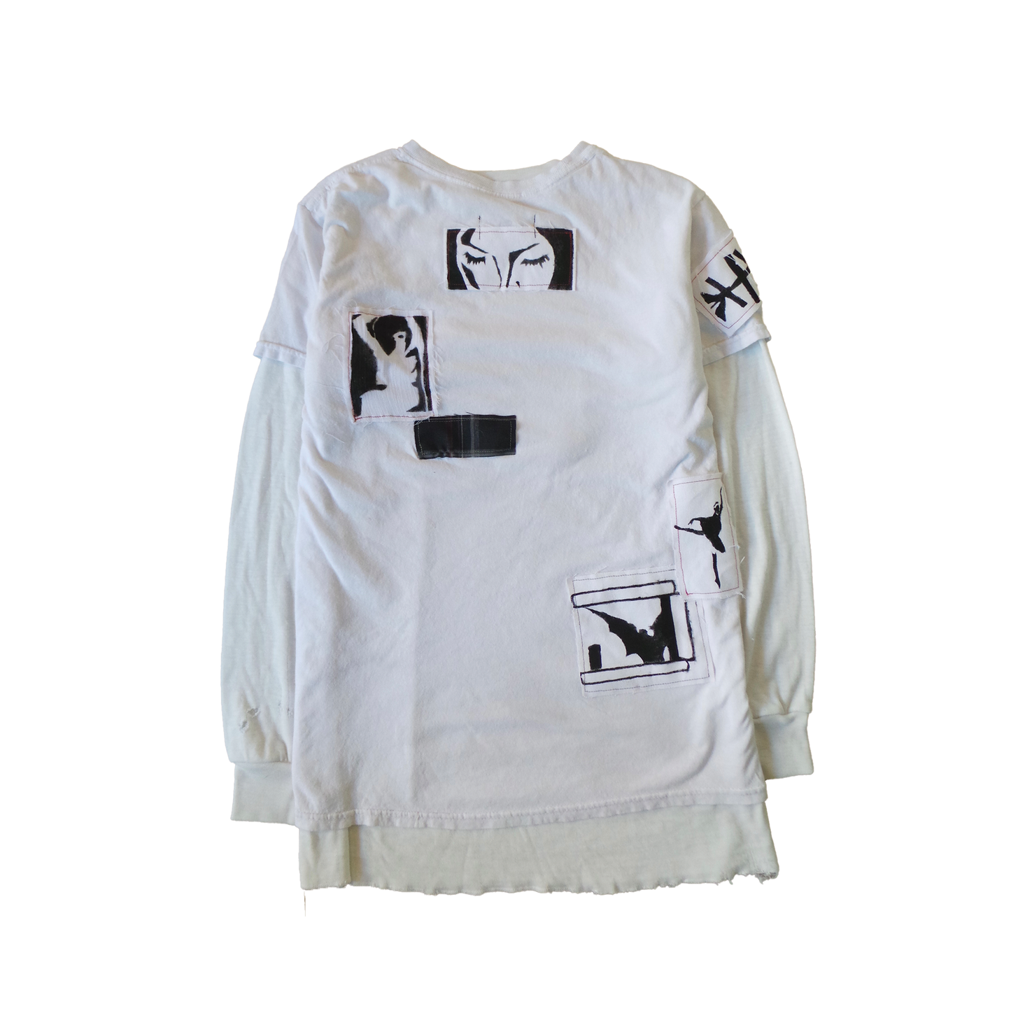 BELA PATCHWORK LAYERED LONGSLEEVE